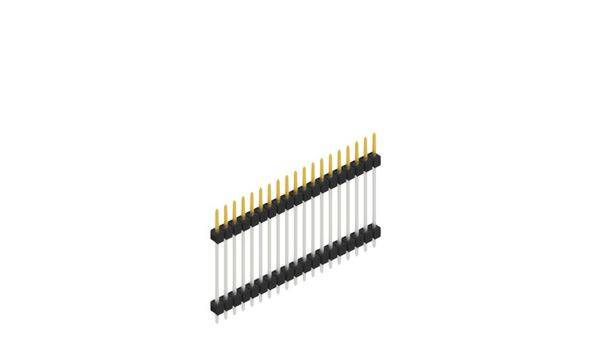 Fischer Elektronik Stiftleiste (Standard) Anzahl Reihen: 1 10056822 10St.