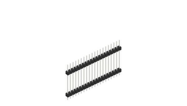 Fischer Elektronik Stiftleiste (Standard) Anzahl Reihen: 1 SL522320Z 10St.