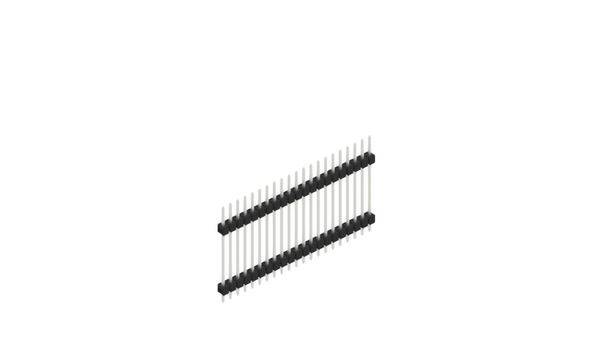 Fischer Elektronik Stiftleiste (Standard) Anzahl Reihen: 1 SL522321Z 10St.