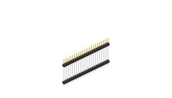 Fischer Elektronik Stiftleiste (Standard) Anzahl Reihen: 1 SL522322S 10St.