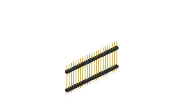 Fischer Elektronik Stiftleiste (Standard) Anzahl Reihen: 1 10056824 10St.