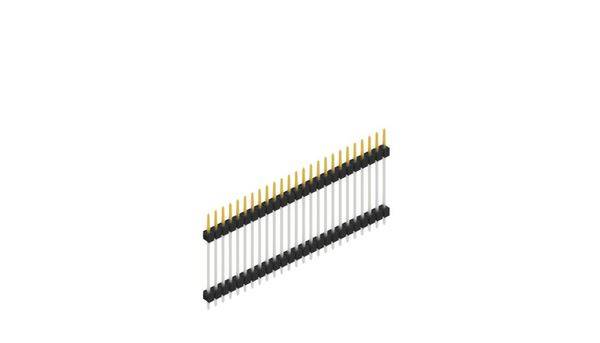 Fischer Elektronik Stiftleiste (Standard) Anzahl Reihen: 1 10056826 10St.