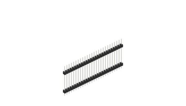 Fischer Elektronik Stiftleiste (Standard) Anzahl Reihen: 1 SL522326Z 10St.