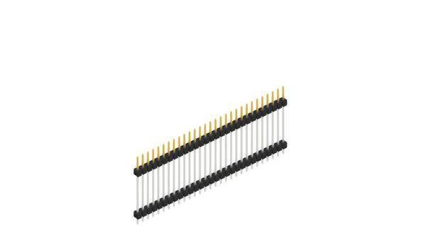 Fischer Elektronik Stiftleiste (Standard) Anzahl Reihen: 1 SL522329S 10St.