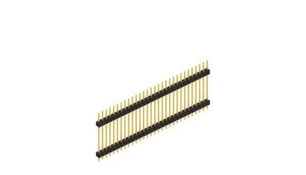 Fischer Elektronik Stiftleiste (Standard) Anzahl Reihen: 1 SL522330G 10St.