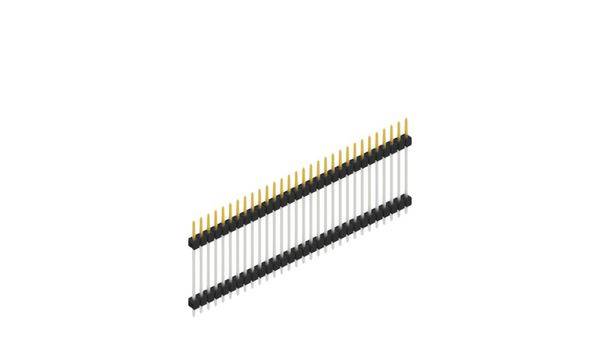 Fischer Elektronik Stiftleiste (Standard) Anzahl Reihen: 1 SL522330S 10St.