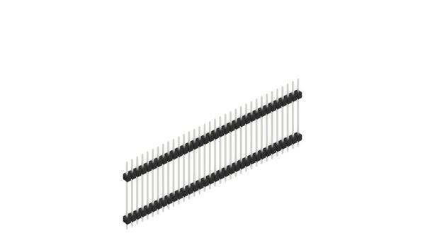 Fischer Elektronik Stiftleiste (Standard) Anzahl Reihen: 1 SL522334Z 10St.