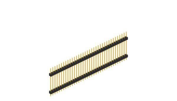 Fischer Elektronik Stiftleiste (Standard) Anzahl Reihen: 1 10056828 10St.