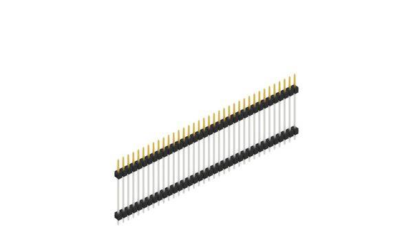 Fischer Elektronik Stiftleiste (Standard) Anzahl Reihen: 1 10056830 10St.