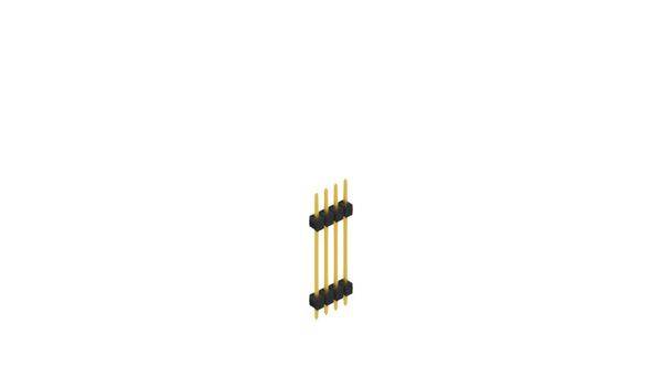 Fischer Elektronik Stiftleiste (Standard) Anzahl Reihen: 1 10148160 10St.