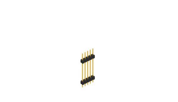 Fischer Elektronik Stiftleiste (Standard) Anzahl Reihen: 1 10056801 10St.