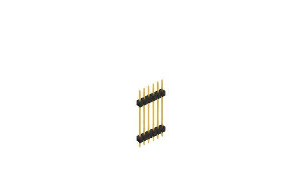 Fischer Elektronik Stiftleiste (Standard) Anzahl Reihen: 1 10056803 10St.