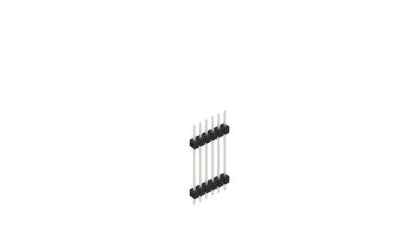 Fischer Elektronik Stiftleiste (Standard) Anzahl Reihen: 1 10077594 10St.