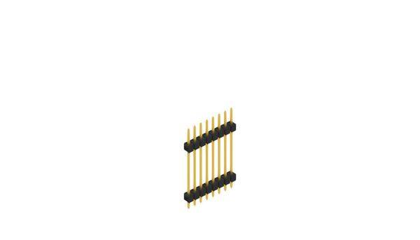 Fischer Elektronik Stiftleiste (Standard) Anzahl Reihen: 1 10056807 10St.