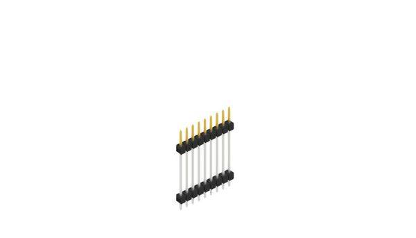 Fischer Elektronik Stiftleiste (Standard) Anzahl Reihen: 1 SL52239S 10St.