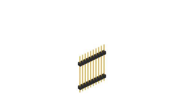 Fischer Elektronik Stiftleiste (Standard) Anzahl Reihen: 1 10056853 10St.