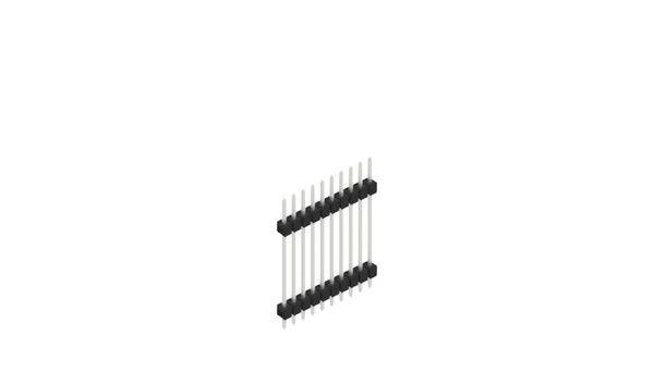 Fischer Elektronik Stiftleiste (Standard) Anzahl Reihen: 1 10056854 10St.
