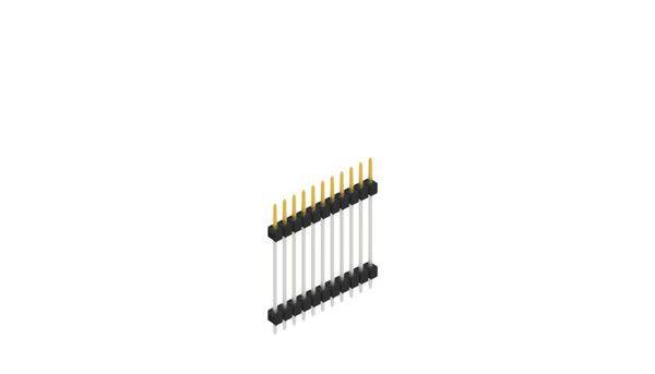 Fischer Elektronik Stiftleiste (Standard) Anzahl Reihen: 1 SL523711S 10St.