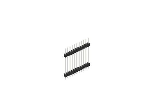 Fischer Elektronik Stiftleiste (Standard) Anzahl Reihen: 1 SL523711Z 10St.