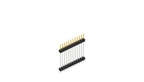 Fischer Elektronik Stiftleiste (Standard) Anzahl Reihen: 1 10170155 10St.