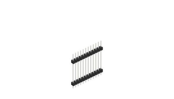 Fischer Elektronik Stiftleiste (Standard) Anzahl Reihen: 1 SL523712Z 10St.