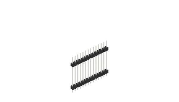 Fischer Elektronik Stiftleiste (Standard) Anzahl Reihen: 1 10167132 10St.