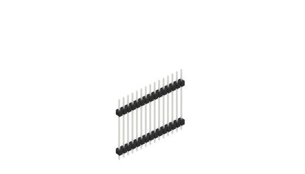 Fischer Elektronik Stiftleiste (Standard) Anzahl Reihen: 1 SL523715Z 10St.