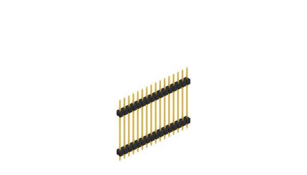Fischer Elektronik Stiftleiste (Standard) Anzahl Reihen: 1 10056861 10St.