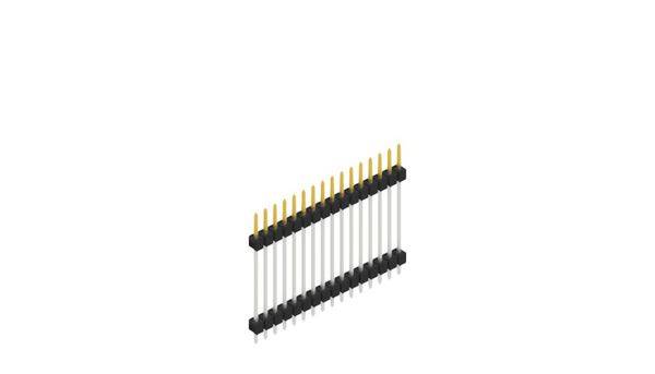 Fischer Elektronik Stiftleiste (Standard) Anzahl Reihen: 1 SL523716S 10St.