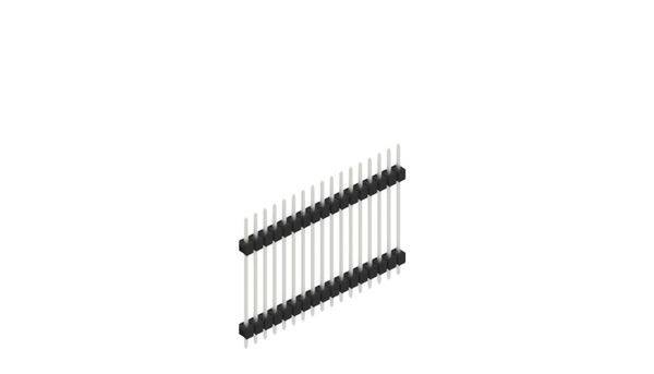 Fischer Elektronik Stiftleiste (Standard) Anzahl Reihen: 1 10056863 10St.