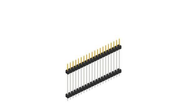 Fischer Elektronik Stiftleiste (Standard) Anzahl Reihen: 1 SL523720S 10St.