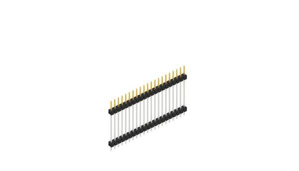 Fischer Elektronik Stiftleiste (Standard) Anzahl Reihen: 1 SL523721S 10St.