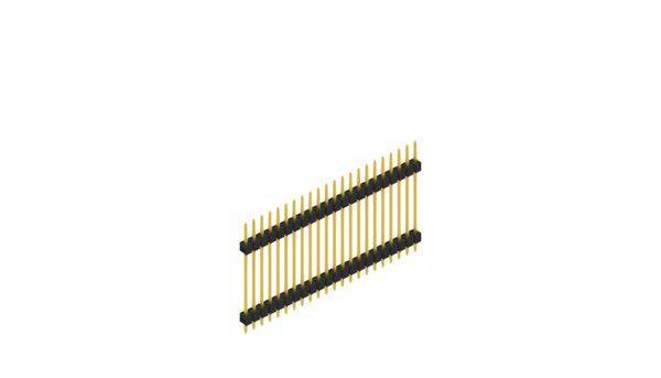 Fischer Elektronik Stiftleiste (Standard) Anzahl Reihen: 1 10056867 10St.