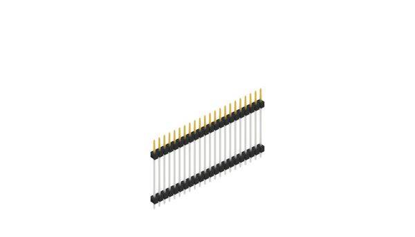 Fischer Elektronik Stiftleiste (Standard) Anzahl Reihen: 1 SL523722S 10St.
