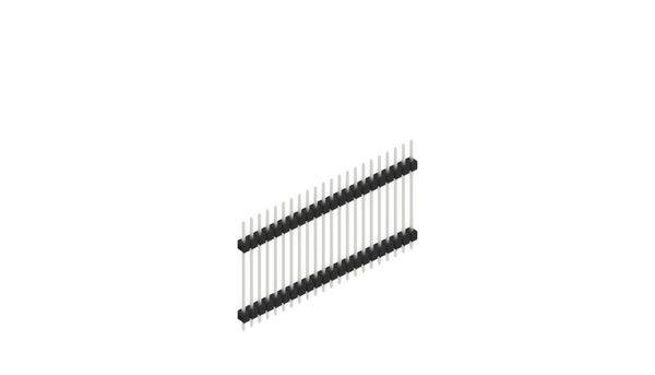 Fischer Elektronik Stiftleiste (Standard) Anzahl Reihen: 1 SL523722Z 10St.
