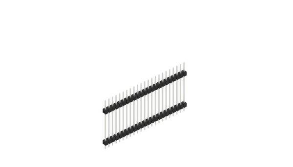 Fischer Elektronik Stiftleiste (Standard) Anzahl Reihen: 1 SL523723Z 10St.
