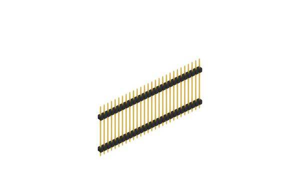 Fischer Elektronik Stiftleiste (Standard) Anzahl Reihen: 1 SL523728G 10St.
