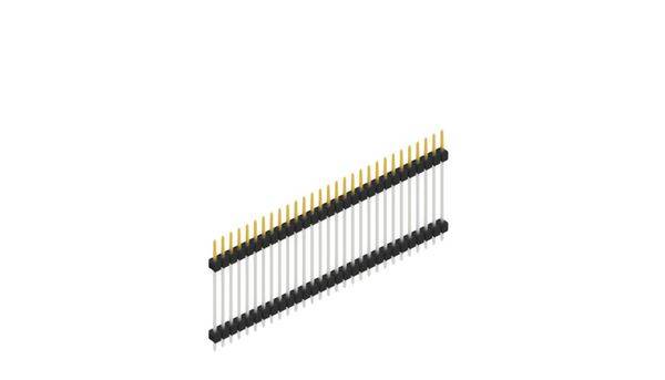 Fischer Elektronik Stiftleiste (Standard) Anzahl Reihen: 1 SL523729S 10St.
