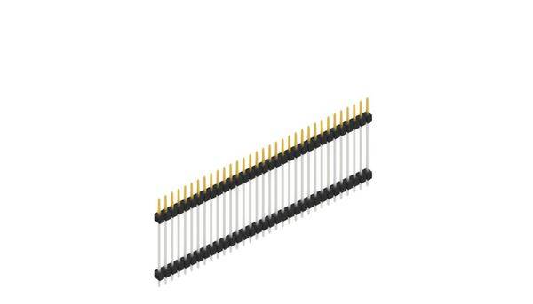 Fischer Elektronik Stiftleiste (Standard) Anzahl Reihen: 1 SL523733S 10St.