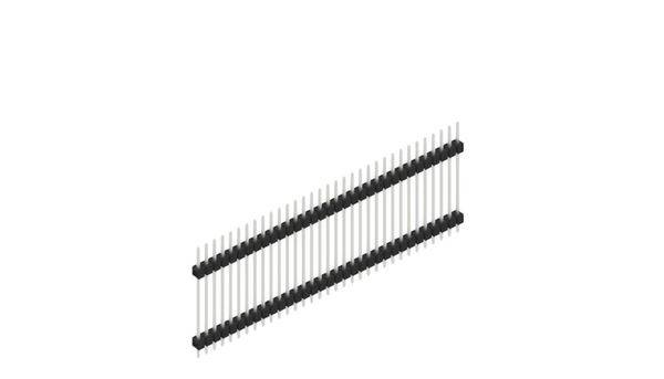 Fischer Elektronik Stiftleiste (Standard) Anzahl Reihen: 1 SL523733Z 10St.