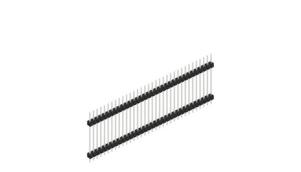 Fischer Elektronik Stiftleiste (Standard) Anzahl Reihen: 1 SL523734Z 10St.