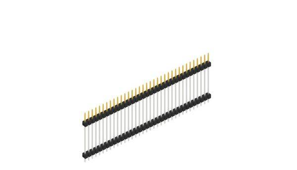 Fischer Elektronik Stiftleiste (Standard) Anzahl Reihen: 1 SL523735S 10St.