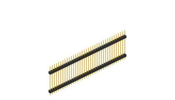 Fischer Elektronik Stiftleiste (Standard) Anzahl Reihen: 1 10056875 10St.