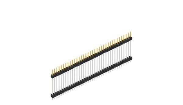 Fischer Elektronik Stiftleiste (Standard) Anzahl Reihen: 1 10056876 10St.