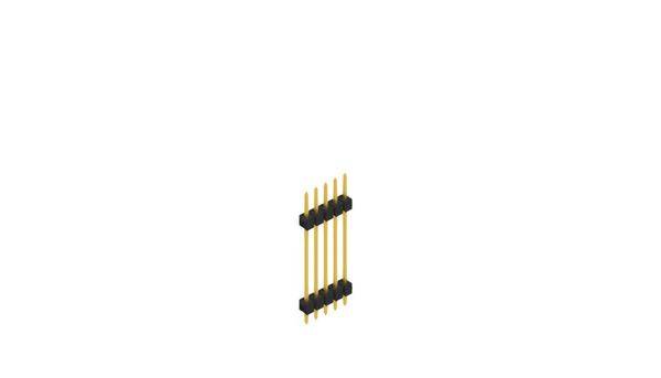 Fischer Elektronik Stiftleiste (Standard) Anzahl Reihen: 1 10056842 10St.