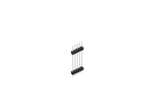 Fischer Elektronik Stiftleiste (Standard) Anzahl Reihen: 1 10056843 10St.
