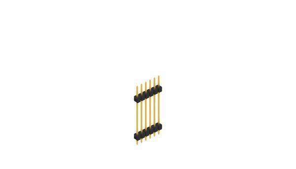 Fischer Elektronik Stiftleiste (Standard) Anzahl Reihen: 1 10056844 10St.