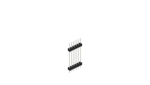 Fischer Elektronik Stiftleiste (Standard) Anzahl Reihen: 1 10056845 10St.