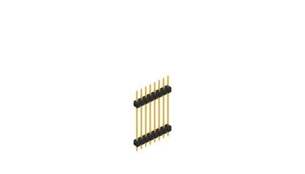Fischer Elektronik Stiftleiste (Standard) Anzahl Reihen: 1 10056848 10St.