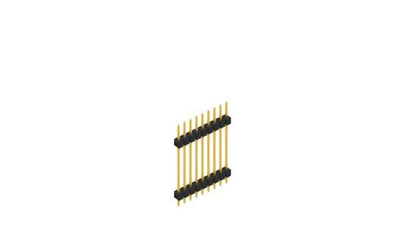 Fischer Elektronik Stiftleiste (Standard) Anzahl Reihen: 1 10056851 10St.